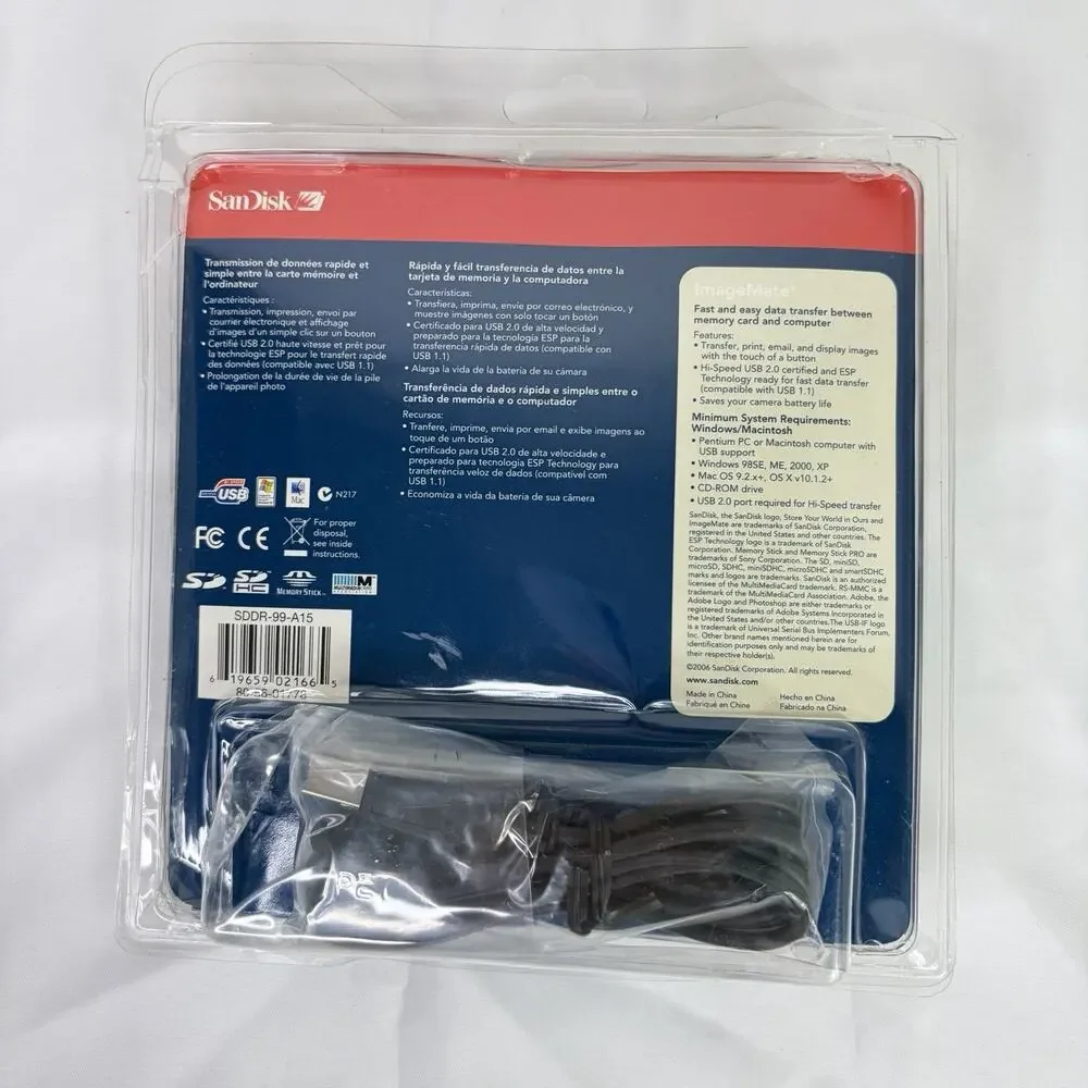 SanDisk Image Mate USB 2.0 5-in-1 Card reader writer New in Package